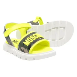 Gele Camo Sandalen Kinderen