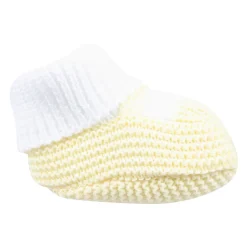 Gele Katoenen Baby Slofjes