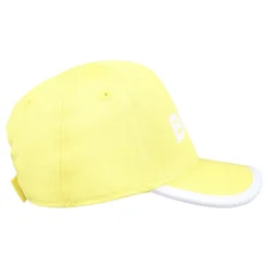 Gele Katoenen Zonneklep met Logo