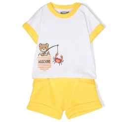 Gele Kinderjurk Teddybeer Set