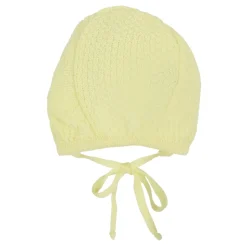 Gele Wol Newborn Gebreide Muts