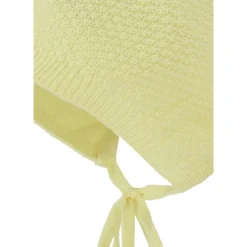 Gele Wol Newborn Gebreide Muts