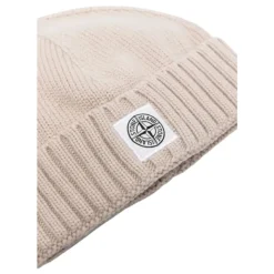 Geribbelde Duifgrijze Kinderen Beanie