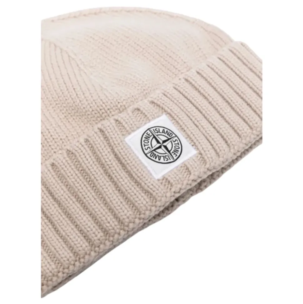 Geribbelde Duifgrijze Kinderen Beanie
