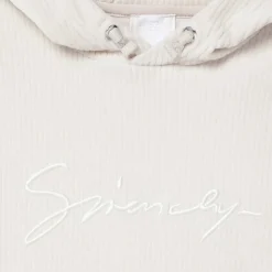 Geribbelde Hooded Sweatshirt