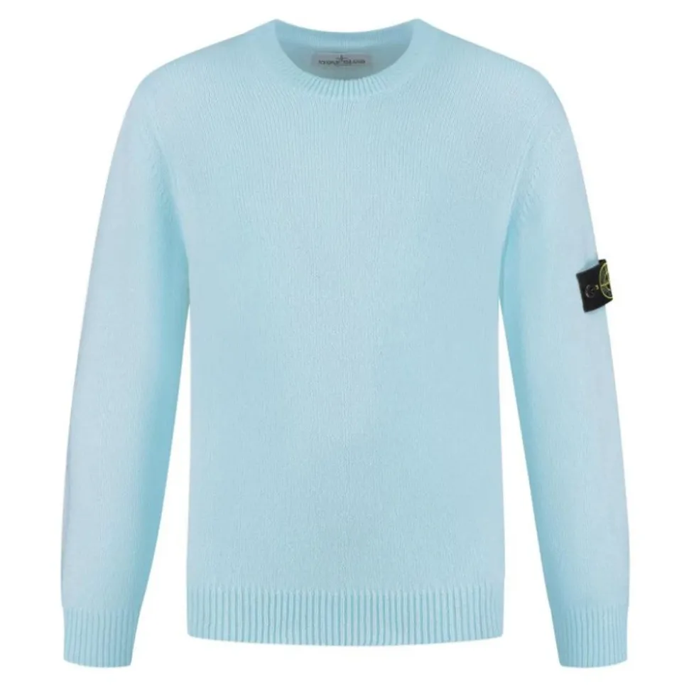 Geribbelde Long Sleeve Crewneck Trui