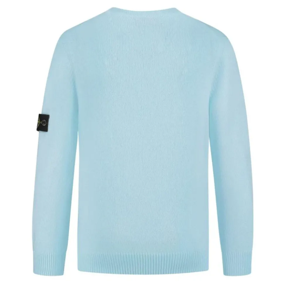 Geribbelde Long Sleeve Crewneck Trui