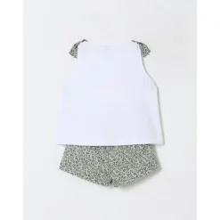 Gerimpelde Kinderen Jumpsuit in Wit