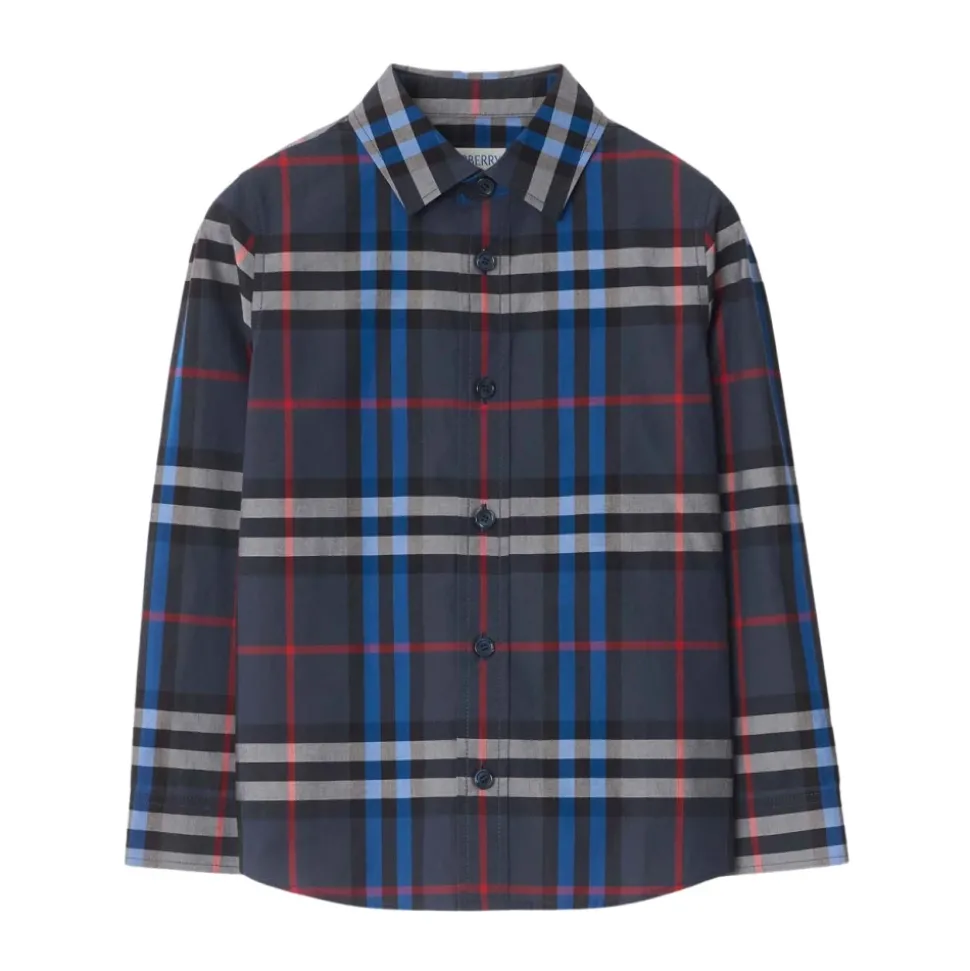 Geruit katoenen overhemd