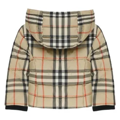 Geruit Patroon Hooded Donsjas