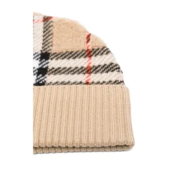 Geruite Beanie Handdoek Stijl