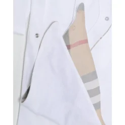 Geruite Bib Baby Romper Set