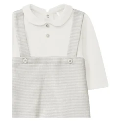 Geruite Playsuit met Bretels