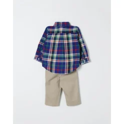 Geruite Shirt en Broek Set