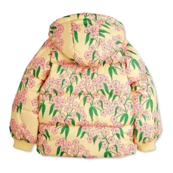 Geïsoleerde jas met bloemmotief