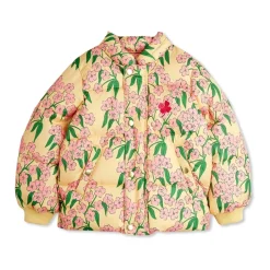 Geïsoleerde jas met bloemmotief