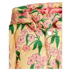 Geïsoleerde jas met bloemmotief