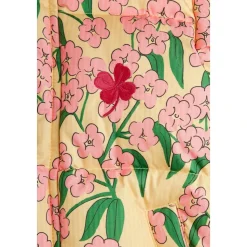 Geïsoleerde jas met bloemmotief