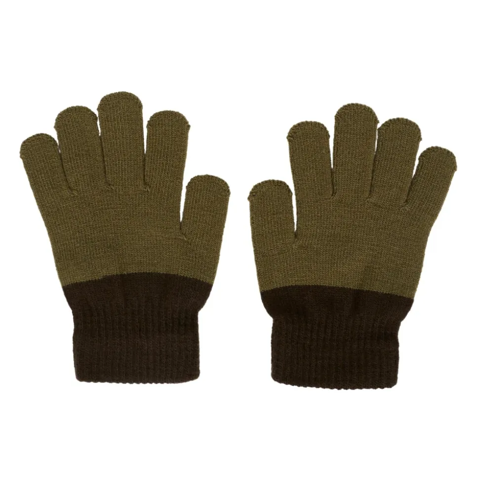 Gestreept & Groen Multicolor Handschoen Set