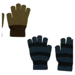 Gestreept & Groen Multicolor Handschoen Set