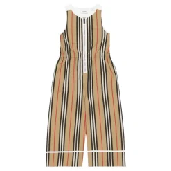 Gestreept katoenen jumpsuit