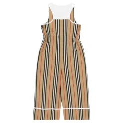 Gestreept katoenen jumpsuit