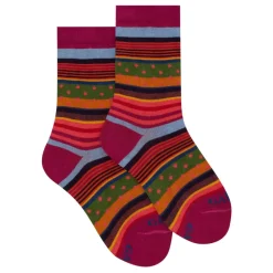 Gestreepte & gestippelde kindersokken