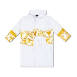 Gestreepte badjas voor kinderen