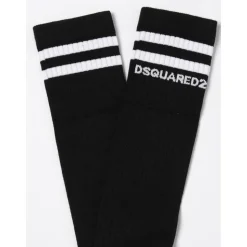 Gestreepte Gebreide Crew Sokken