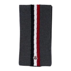 Gestreepte Geribbelde Gebreide Sjaal