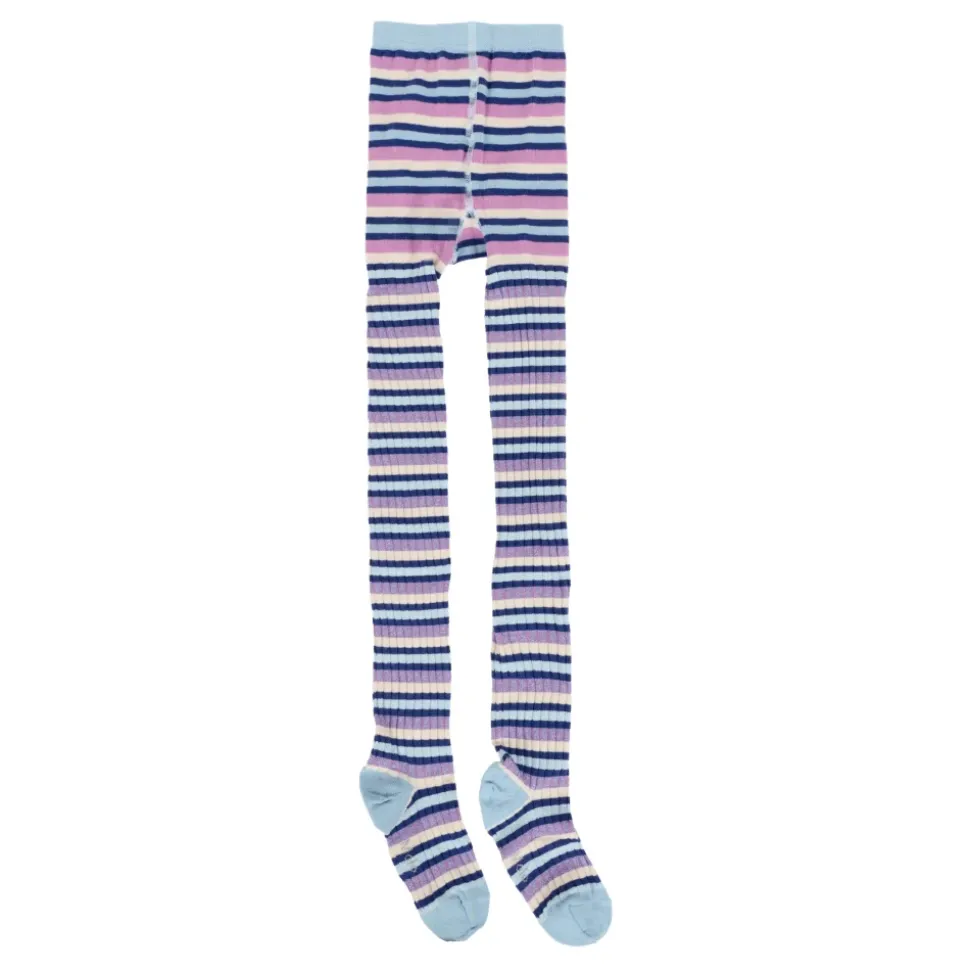 Gestreepte Multicolor Elastische Taille Panty's