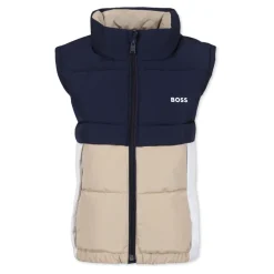 Gewatteerd Multicolor Waterdicht Vest met Logo