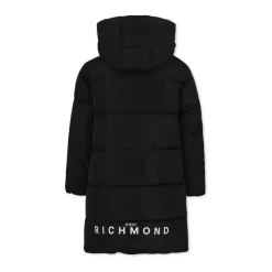 Gewatteerd Zwart Donsjack met Capuchon