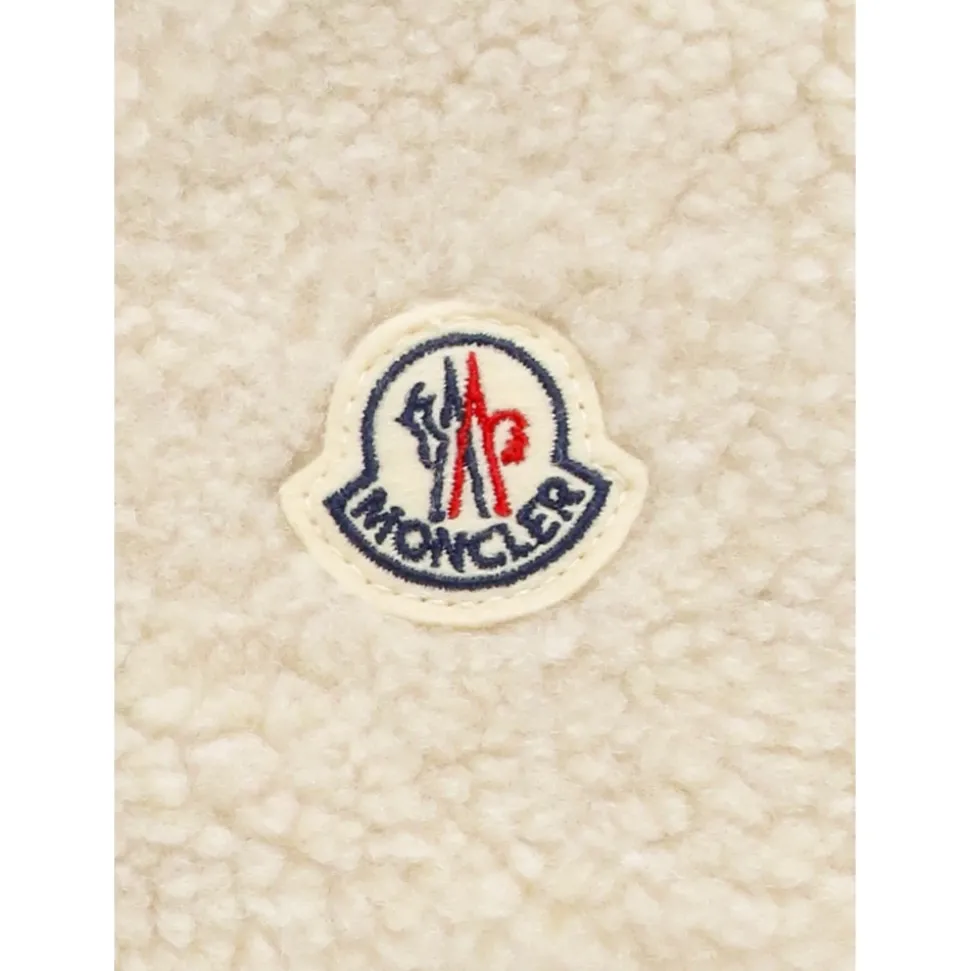 Gewatteerde Babyvest met Bouclè Inzetstukken