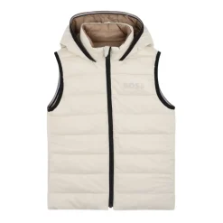 Gewatteerde Bodywarmer met Capuchon