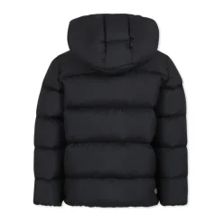 Gewatteerde donsjas met capuchon