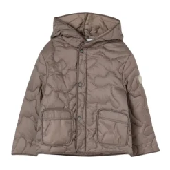 Gewatteerde jas met capuchon