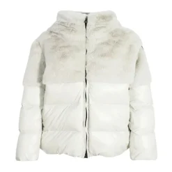 Gewatteerde jas met capuchon