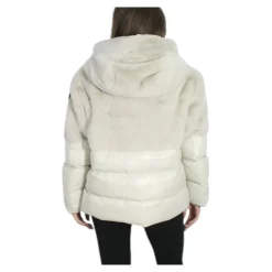 Gewatteerde jas met capuchon