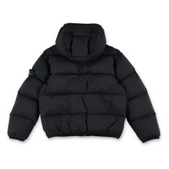 Gewatteerde jas met elastische boorden