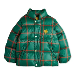 Gewatteerde jas met ruitpatroon