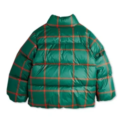 Gewatteerde jas met ruitpatroon