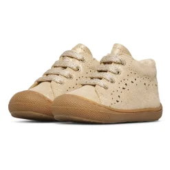 Glittered suede first step shoes LUBBY