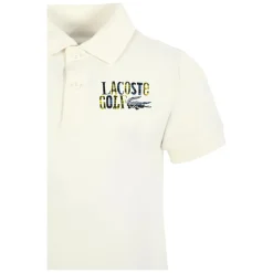 Golf Print Witte Polo Shirt