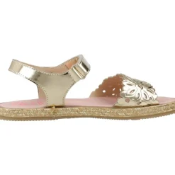 Gouden Bloem Sandalen