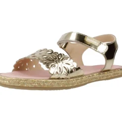 Gouden Bloem Sandalen