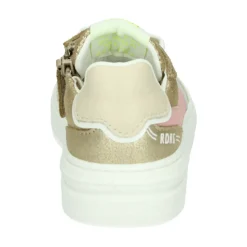 Gouden Lage Meisjesschoenen met Uitneembaar Voetbed