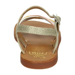 Gouden Luxe Sandalen met Rubberen Zool