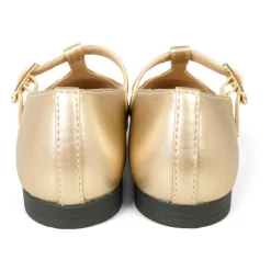 Gouden Patentleren Balletflats