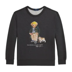 Grijze Crewneck Sweatshirt met Polo Bear Print